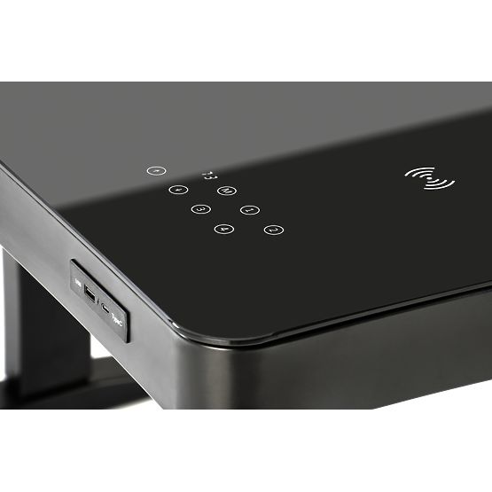 Table B52 avec fonction de réglage de la hauteur, noir (2p=1pcs)