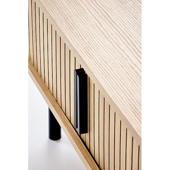 Table basse ANGELINA, naturel / noir (1p=1pc)