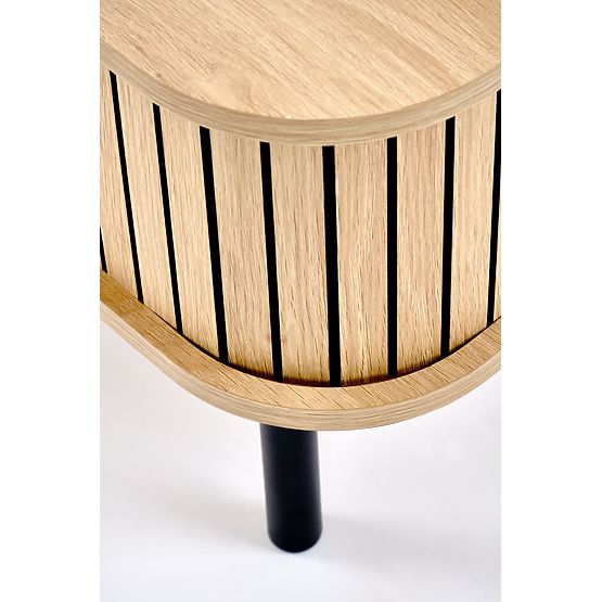 Table basse ANGELINA, naturel / noir (1p=1pc)