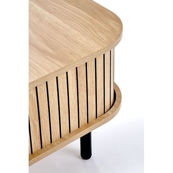 Table basse ANGELINA, naturel / noir (1p=1pc)