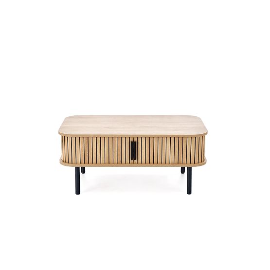 Table basse ANGELINA, naturel / noir (1p=1pc)