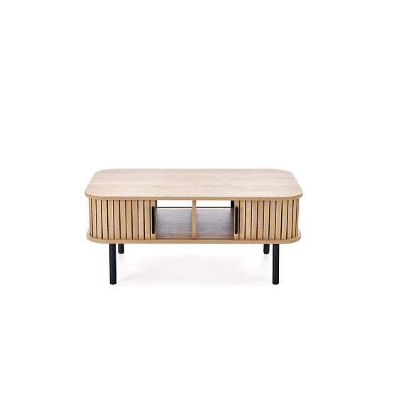 Table basse ANGELINA, naturel / noir (1p=1pc)