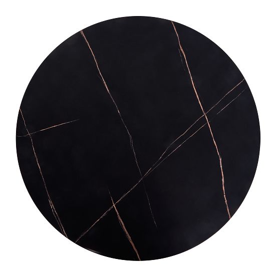 Table basse ANTICA plateau - marbre noir, cadre - noir (2p=1pc)