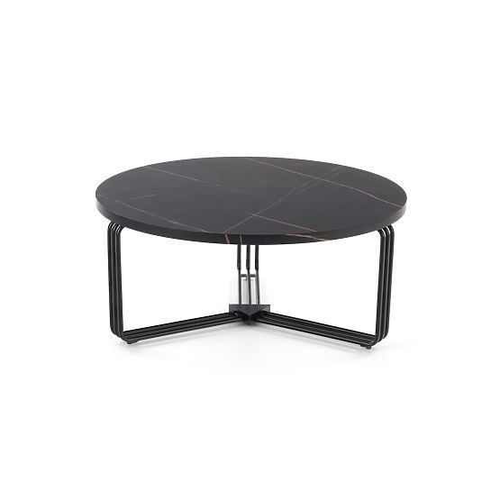Table basse ANTICA plateau - marbre noir, cadre - noir (2p=1pc)