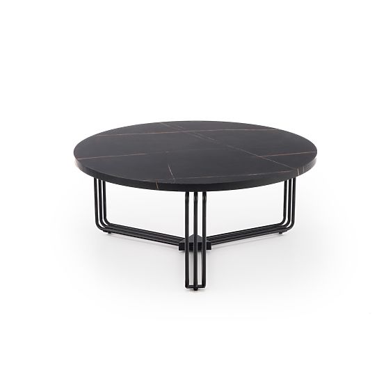 Table basse ANTICA plateau - marbre noir, cadre - noir (2p=1pc)