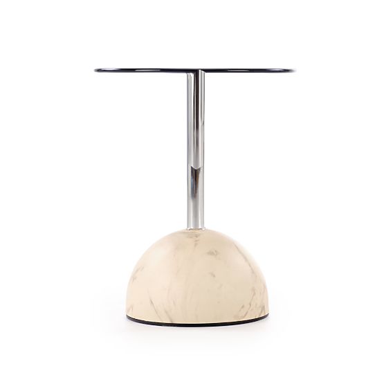 Table basse ARIANA, marbre beige / marron (2p=1ks)