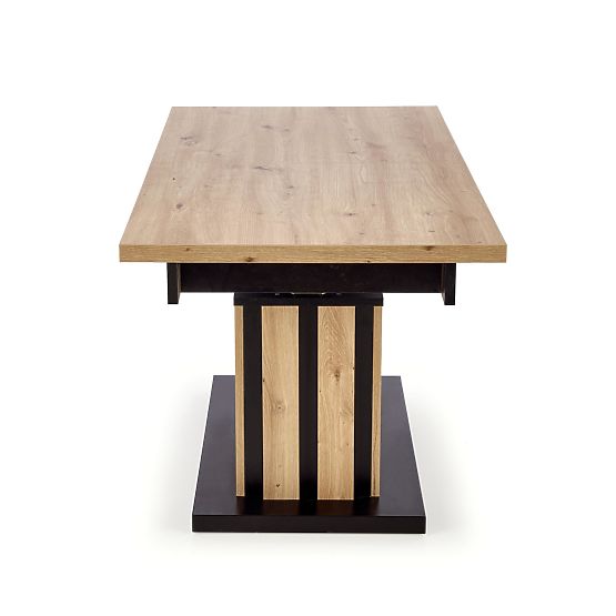 Table basse BARETTI chêne artisan/noir