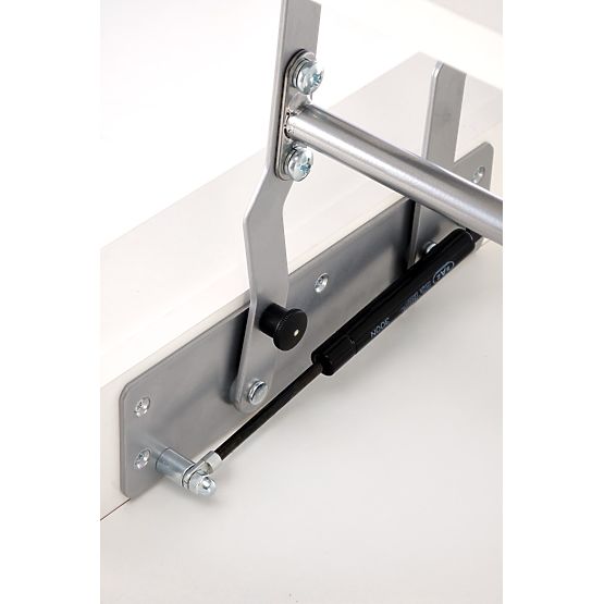 Table basse BETTY avec plateau coulissant blanc (2p=1ks)