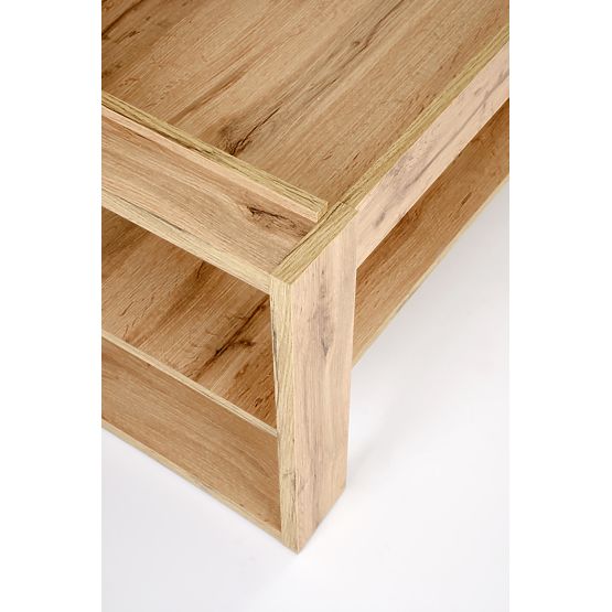 Table basse BETTY avec plateau relevable en chêne artisan