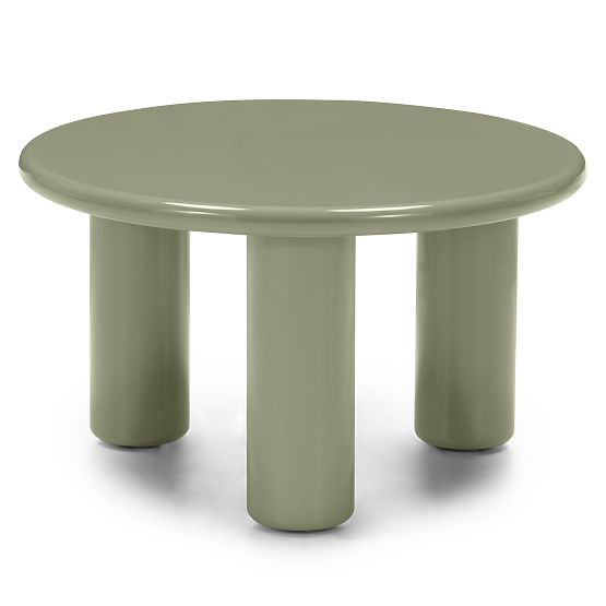 Table basse Blair 60 cm, olive, brillant