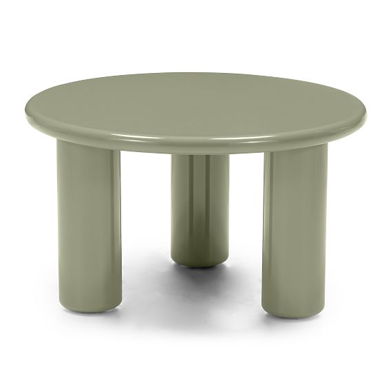 Table basse Blair 60 cm, olive, brillant