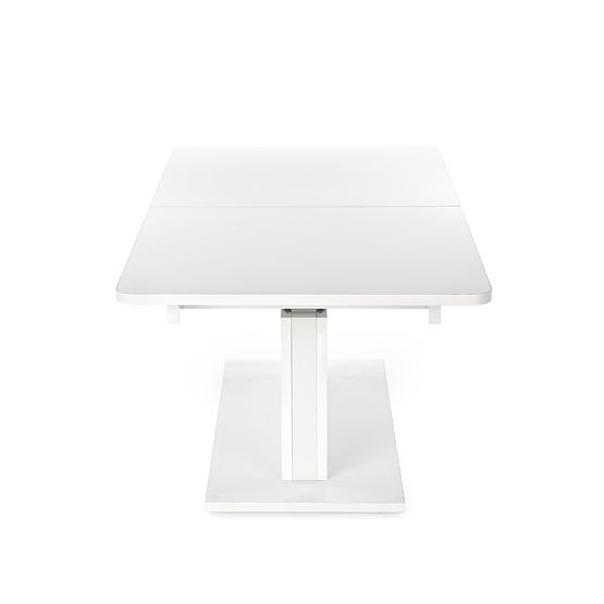 Table basse BUSETTI plateau : blanc mat, pieds : blanc mat (2p=1pc)