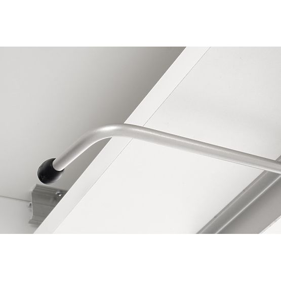 Table basse BUSETTI plateau : blanc mat, pieds : blanc mat (2p=1pc)