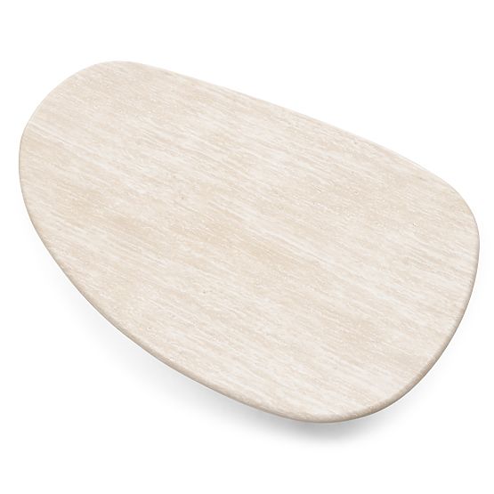 Table basse Cameron 130 cm, travertin