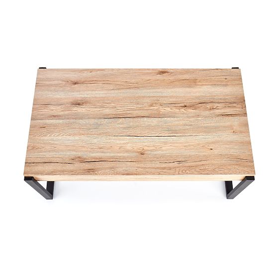 Table basse CAPRI chêne san remo / noir (1p=1pc)