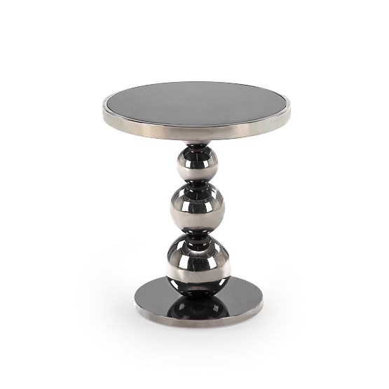 Table basse CARLA, noir / argent (1p=1 pièce)