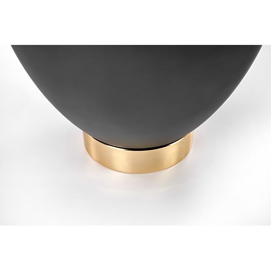 Table basse CECILIA marbre blanc / gris / doré (2p=1ks)