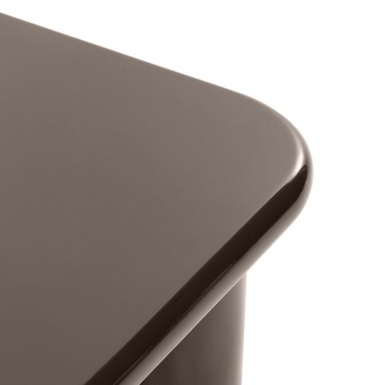 Table basse Cherry 70 cm, chocolat, brillant