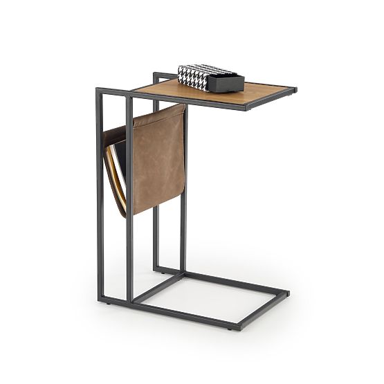 Table basse COMPACT chêne doré/noir (1p=1pc)