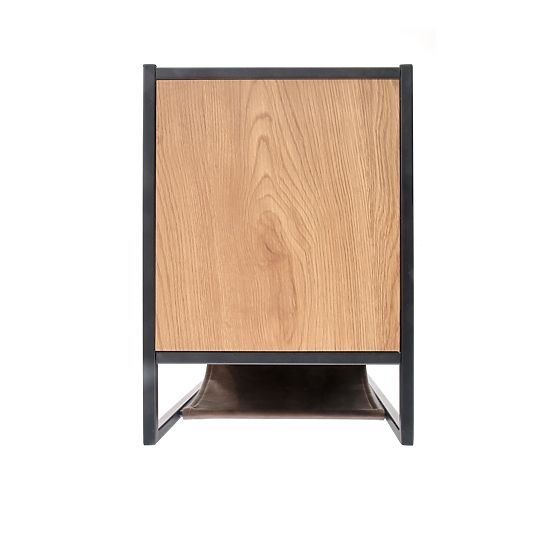 Table basse COMPACT chêne doré/noir (1p=1pc)