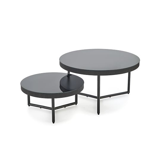 Table basse COSMO S, noire (1p=1 pièce)