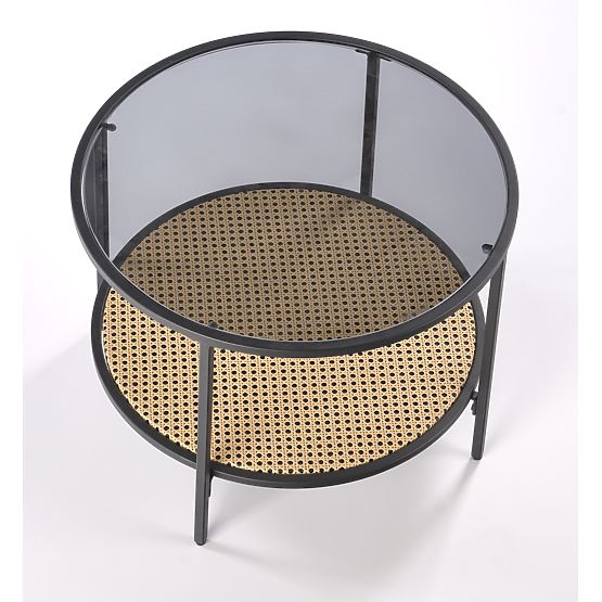 Table basse DAKOTA fumée / naturelle (1p=1pc)