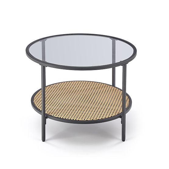 Table basse DAKOTA fumée / naturelle (1p=1pc)