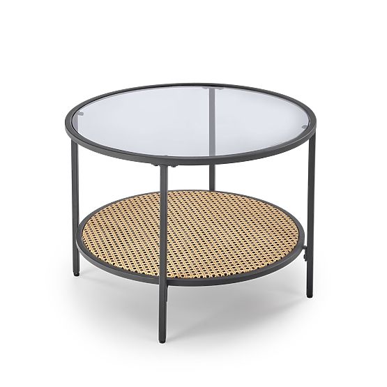 Table basse DAKOTA fumée / naturelle (1p=1pc)