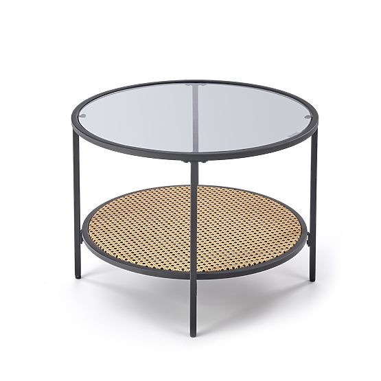 Table basse DAKOTA fumée / naturelle (1p=1pc)