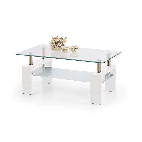 Table basse DIANA INTRO laqué blanc (2p=1ks)