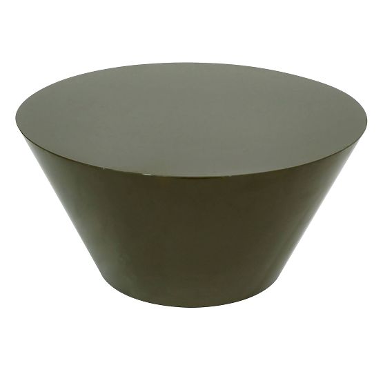 Table basse Eclipso, 80 cm, gris-vert, brillant