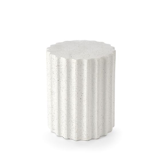 Table basse FARA composite - oxyde de magnésium, blanc (1p=1pcs)