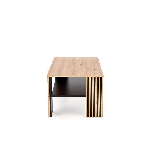 Table basse FEMINA chêne artisan/noir