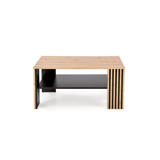 Table basse FEMINA chêne artisan/noir