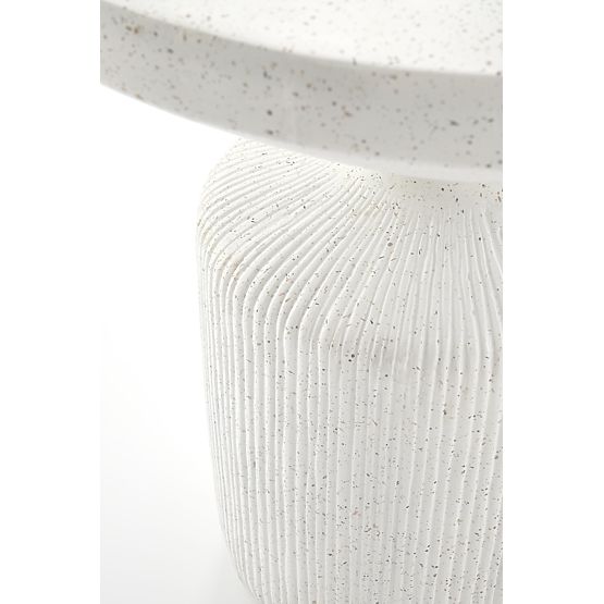 Table basse GIZA composite - oxyde de magnésium, blanc (1p=1pc)