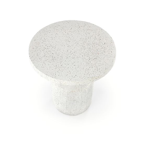 Table basse GIZA composite - oxyde de magnésium, blanc (1p=1pc)