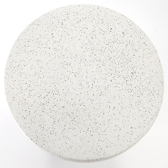 Table basse GIZA composite - oxyde de magnésium, blanc (1p=1pc)
