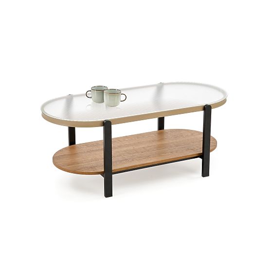 Table basse KAMALA, naturel / noir (1p=1pcs)