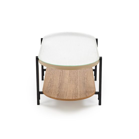 Table basse KAMALA, naturel / noir (1p=1pcs)