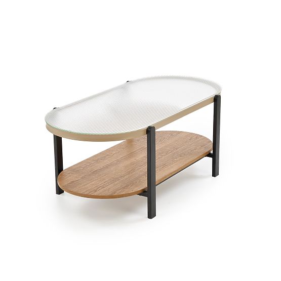 Table basse KAMALA, naturel / noir (1p=1pcs)
