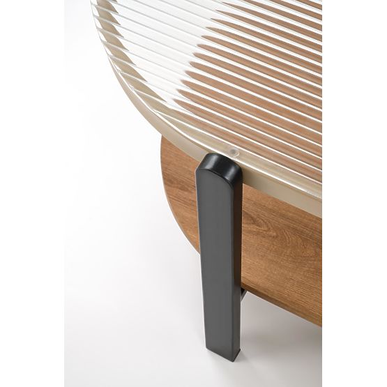 Table basse KAMALA, naturel / noir (1p=1pcs)