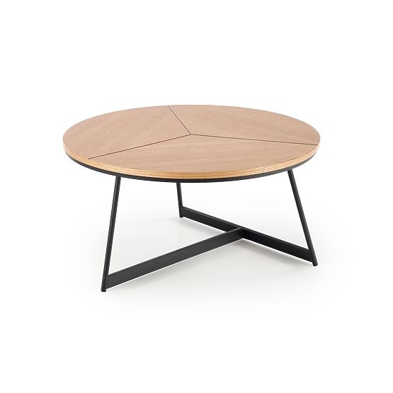 Table basse KARIDA chêne naturel/noir (1p=1pc)