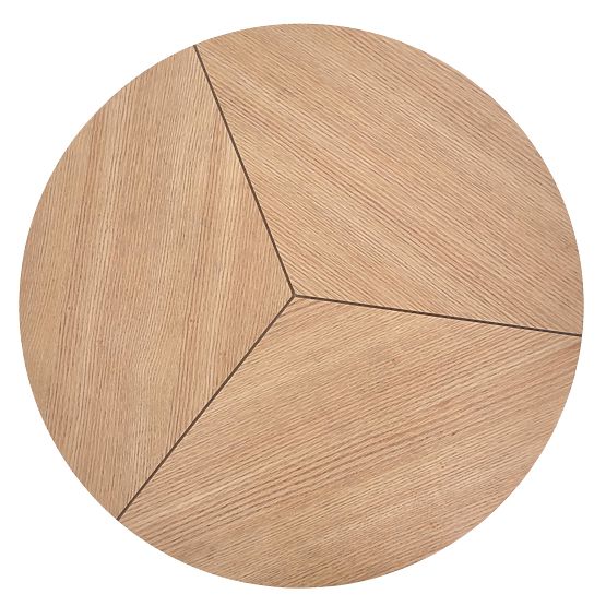 Table basse KARIDA chêne naturel/noir (1p=1pc)