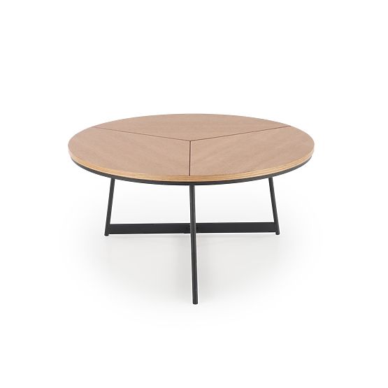 Table basse KARIDA chêne naturel/noir (1p=1pc)
