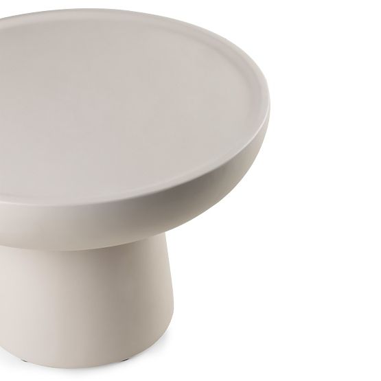 Table basse Lagoon 60 cm, beige, mat