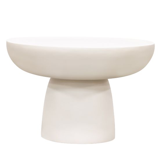 Table basse Lagoon 60 cm, beige, mat