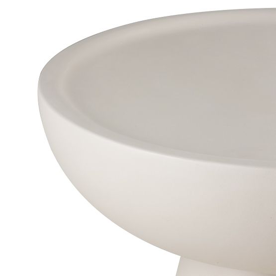 Table basse Lagoon 60 cm, beige, mat