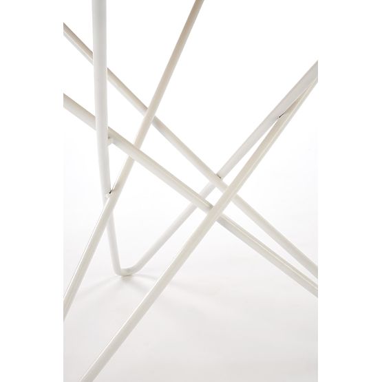 Table basse LEILA, naturel / blanc