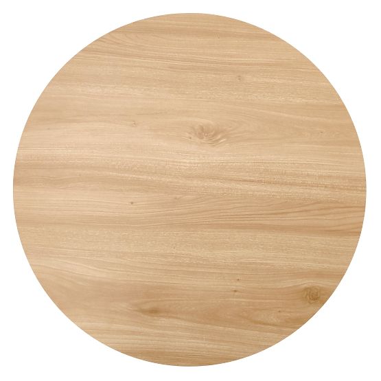 Table basse LEILA, naturel / noir (1p=1pc)