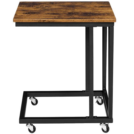 Table basse loft industriel Meren en chêne antique